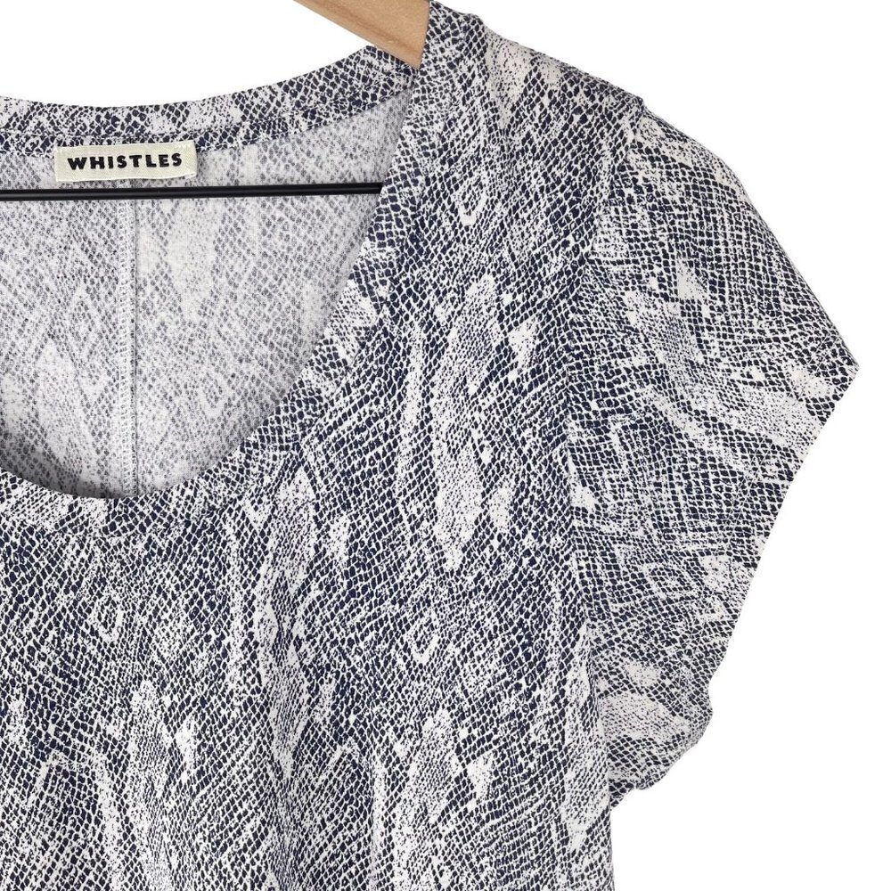 WHISTLES Snakeskin Tshirt - Picture 2 of 8